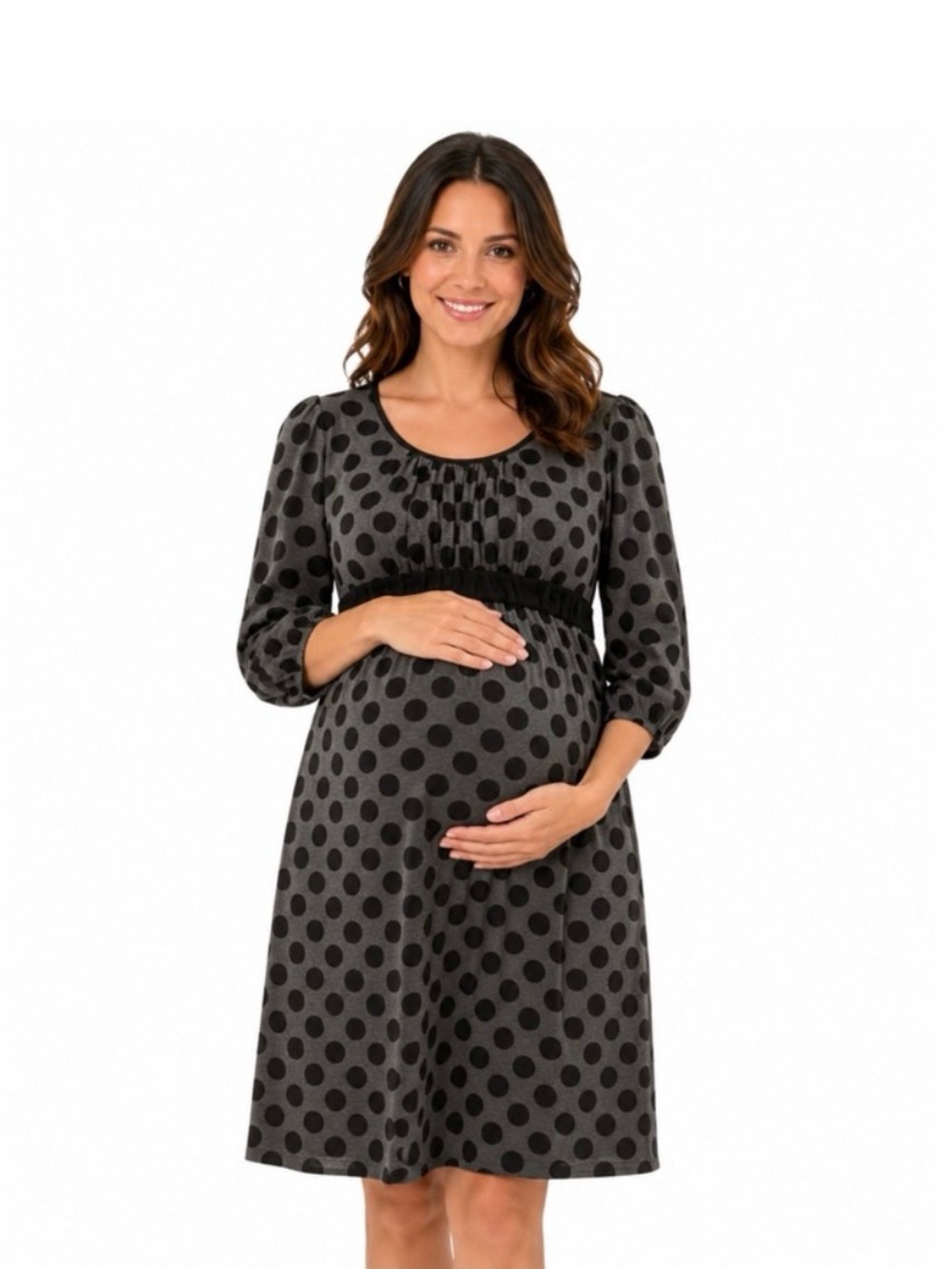 Motherhood Maternity Long-Sleeve Dress
